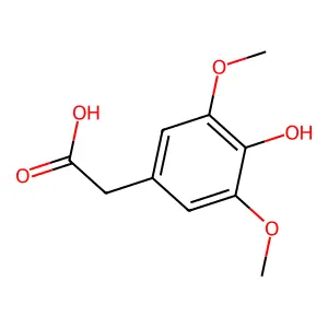 4-羟基-3,5-二甲氧基苯乙酸 structure