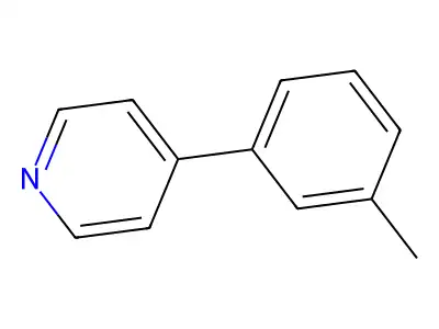 4-(3-Methylphenyl)pyridine structure