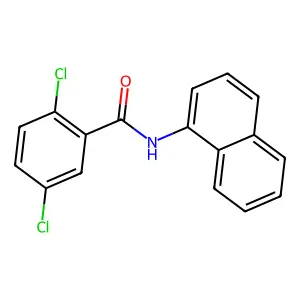 2,5-dichloro-N-(1-naphthyl)benzamide structure
