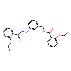 2-ethoxy-N-[[3-[[(2-ethoxybenzoyl)amino]methyl]phenyl]methyl]benzamide structure