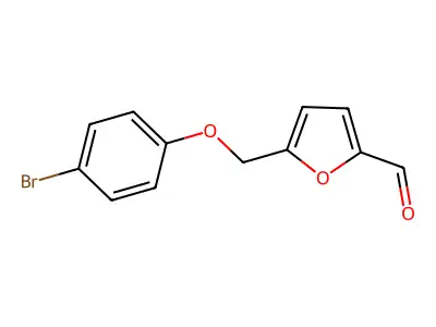 5-(4-Bromophenoxymethyl)furan-2-carbaldehyde structure