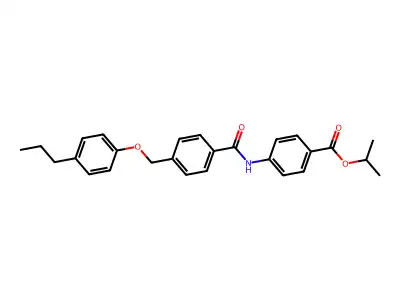 Isopropyl 4-({4-[(4-propylphenoxy)methyl]benzoyl}amino)benzoate structure