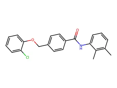 4-[(2-chlorophenoxy)methyl]-N-(2,3-dimethylphenyl)benzamide structure