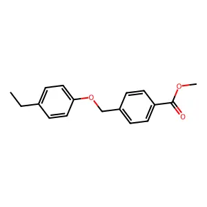 Methyl 4-[(4-ethylphenoxy)methyl]benzoate structure