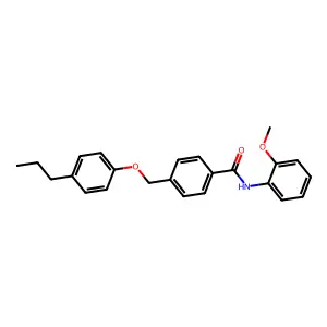 N-(2-methoxyphenyl)-4-[(4-propylphenoxy)methyl]benzamide structure