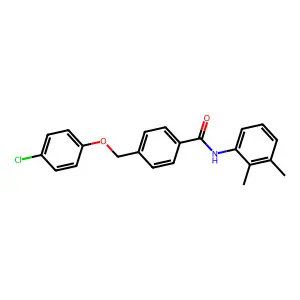 4-[(4-chlorophenoxy)methyl]-N-(2,3-dimethylphenyl)benzamide structure