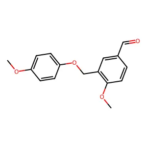 4-Methoxy-3-[(4-methoxyphenoxy)methyl]benzaldehyde structure