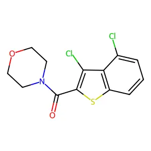 (3,4-Dichloro-1-benzothiophen-2-yl)-morpholin-4-ylmethanone structure