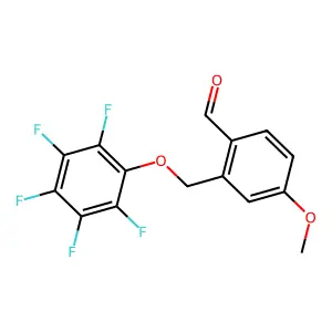 4-Methoxy-2-[(2,3,4,5,6-pentafluorophenoxy)methyl]benzaldehyde structure