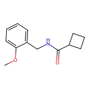 N-(2-甲氧基苄基)环丁烷甲酰胺 structure