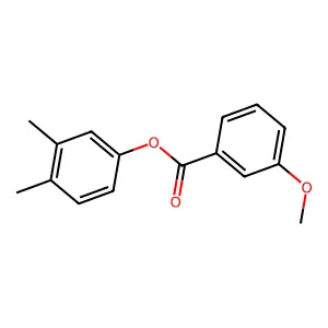 3,4-Dimethylphenyl 3-methoxybenzoate structure