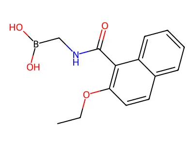 [(2-Ethoxy-1-Naphthoyl)Amino]Methylboronic Acid structure