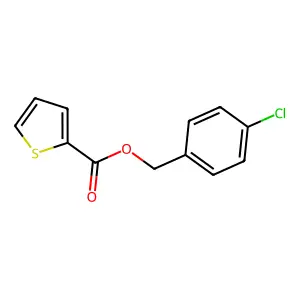 4-Chlorobenzyl 2-thiophenecarboxylate structure