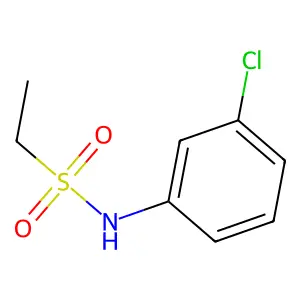N-(3-chlorophenyl)ethanesulfonamide structure