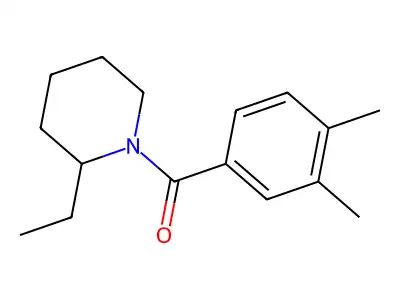 (3,4-Dimethylphenyl)-(2-ethylpiperidin-1-yl)methanone structure