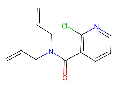 N,N-Diallyl-2-chloronicotinamide structure
