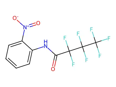 2,2,3,3,4,4,4-heptafluoro-N-(2-nitrophenyl)butanamide structure