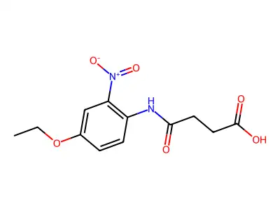4-[(4-Ethoxy-2-nitrophenyl)amino]-4-oxobutanoic acid structure