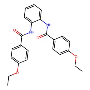 4-ethoxy-N-[2-[(4-ethoxybenzoyl)amino]phenyl]benzamide structure
