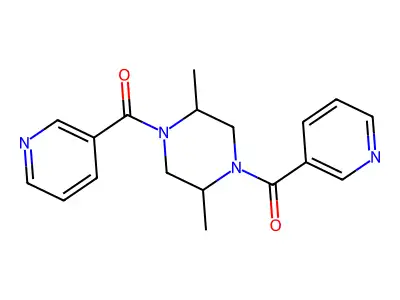[2,5-Dimethyl-4-(pyridine-3-carbonyl)piperazin-1-yl]-pyridin-3-ylmethanone structure