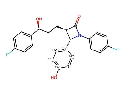 Ezetimibe structure