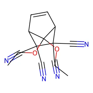 7,7-Diethoxybicyclo[2.2.1]hept-5-ene-2,2,3,3-tetracarbonitrile structure
