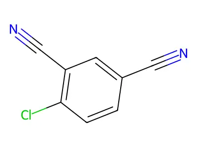 4-Chloroisophthalonitrile structure