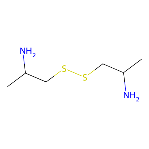 1-(2-氨丙基二硫基)丙-2-胺 structure