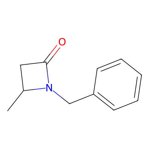 1-Benzyl-4-methylazetidin-2-one structure