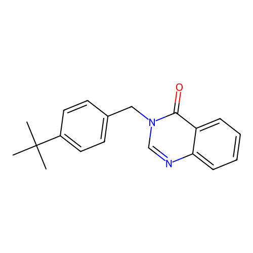 3-(4-Tert-butylbenzyl)-4(3H)-quinazolinone structure