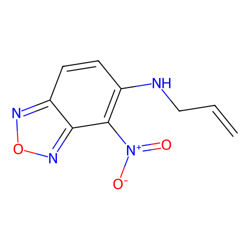 5-(Allylamino)-4-nitro-2,1,3-benzoxadiazole structure