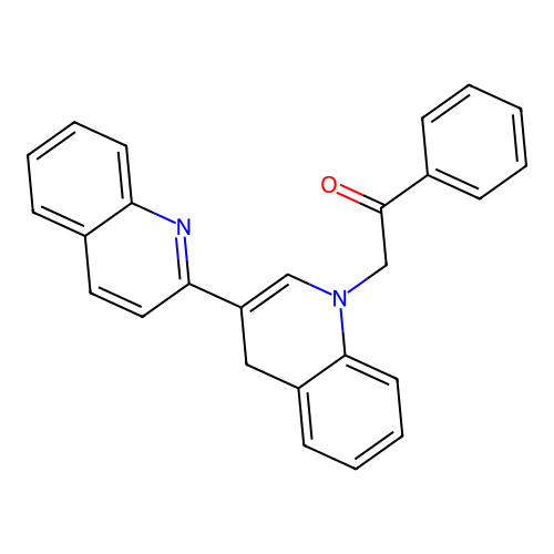 1'-Phenacyl-1',4'-dihydro-2,3'-biquinolyl structure