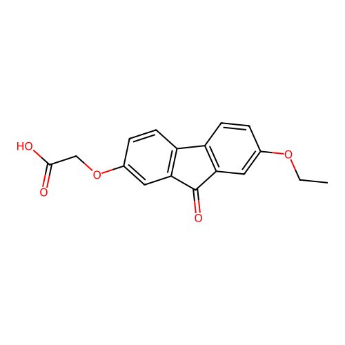 (7-Ethoxy-9-oxo-9H-fluoren-2-yloxy)-acetic acid structure
