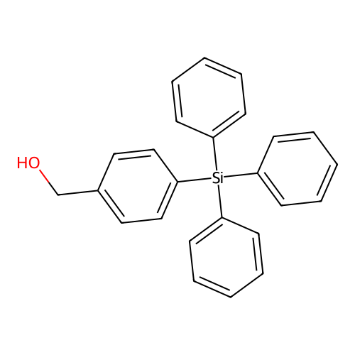 4-(Triphenylsilyl)benzyl alcohol structure