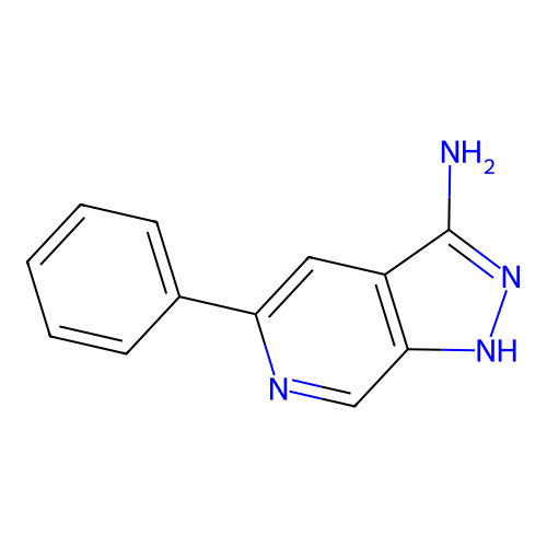 5-phenyl-1H-pyrazolo[3,4-c]pyridin-3-amine structure