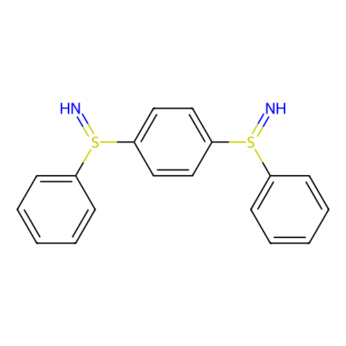 Imino-phenyl-[4-(phenylsulfinimidoyl)phenyl]-lambda4-sulfane structure