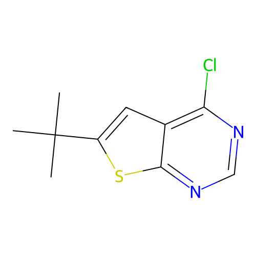 6-Tert-butyl-4-chlorothieno[2,3-d]pyrimidine structure