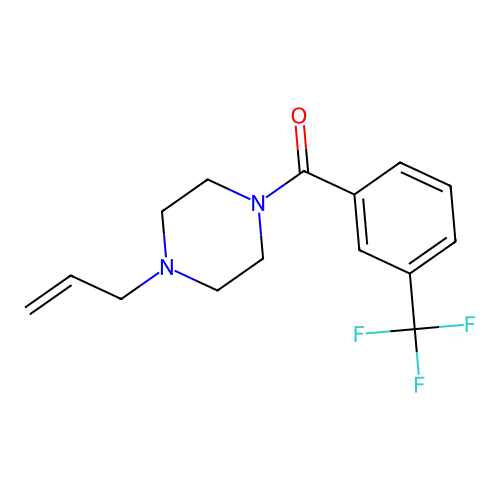 (4-Prop-2-enylpiperazin-1-yl)-[3-(trifluoromethyl)phenyl]methanone structure