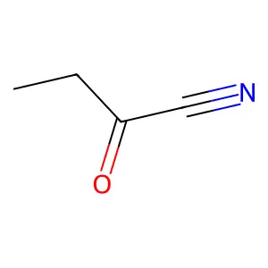 丙酰氰 structure