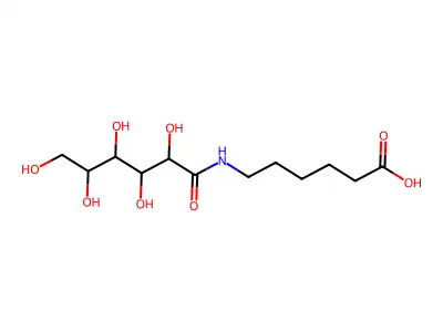 Hexanoic acid, 6-(hexonoylamino)- structure