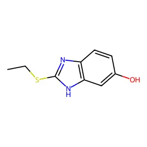 2-ethylsulfanyl-3H-benzimidazol-5-ol structure
