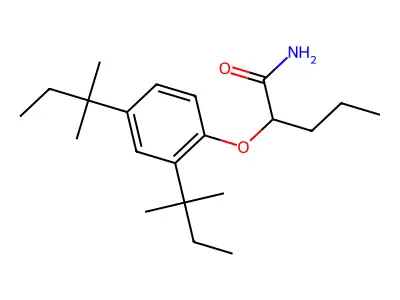 2-(2,4-Ditert-pentylphenoxy)pentanamide structure