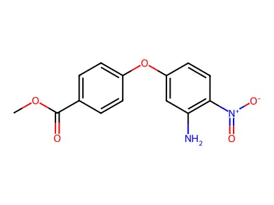 Methyl 4-(3-amino-4-nitrophenoxy)benzoate structure