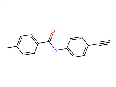 N-(4-ethynylphenyl)-4-methylbenzamide structure