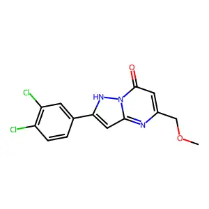2-(3,4-Dichlorophenyl)-5-(methoxymethyl)pyrazolo[1,5-a]pyrimidin-7-ol structure