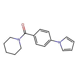 piperidino[4-(1H-pyrrol-1-yl)phenyl]methanone structure