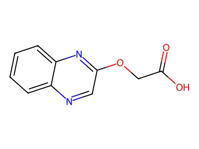 2-(Quinoxalin-2-yloxy)acetic acid structure