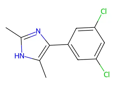 4-(3,5-dichlorophenyl)-2,5-dimethyl-1H-imidazole structure