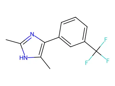 2,5-dimethyl-4-[3-(trifluoromethyl)phenyl]-1H-imidazole structure