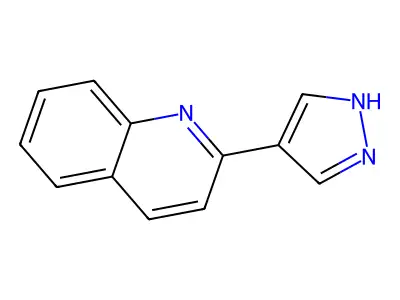 2-(1H-pyrazol-4-yl)quinoline structure